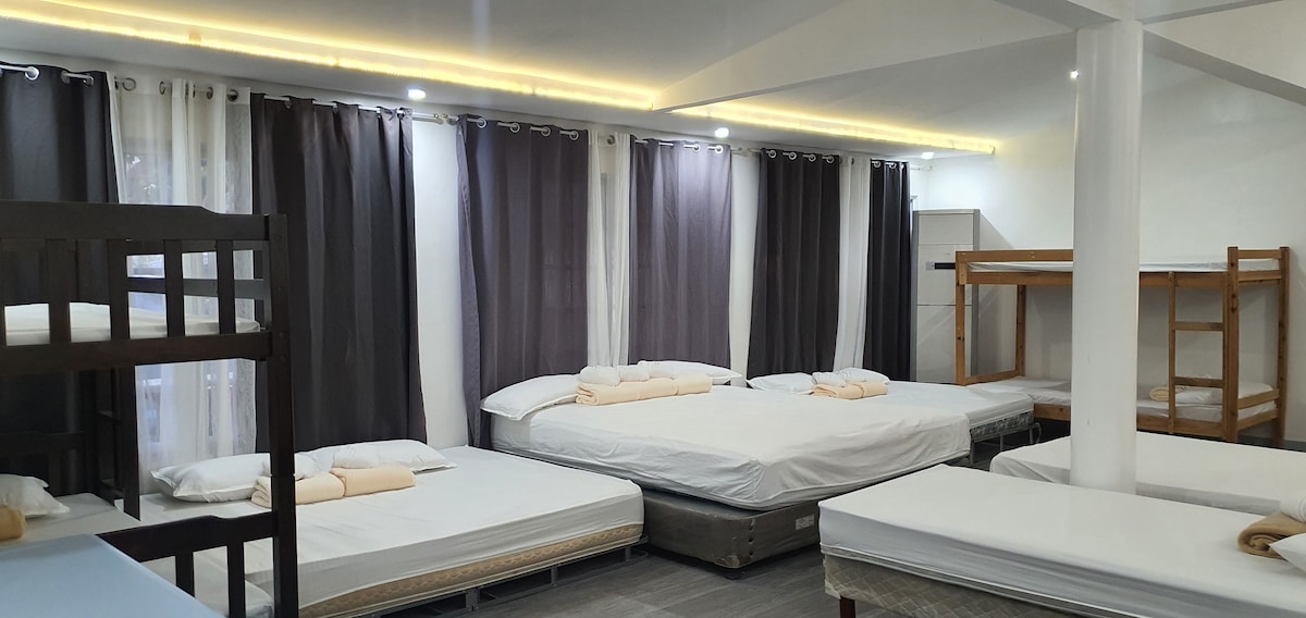 Beach Barkada room package w/ AC, Wi-Fi, parking