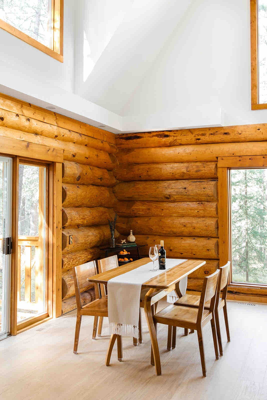 3BR Private Modern Log Cabin Nested In The Woods