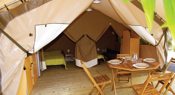Tente sur plancher "Lodge Luxea"
