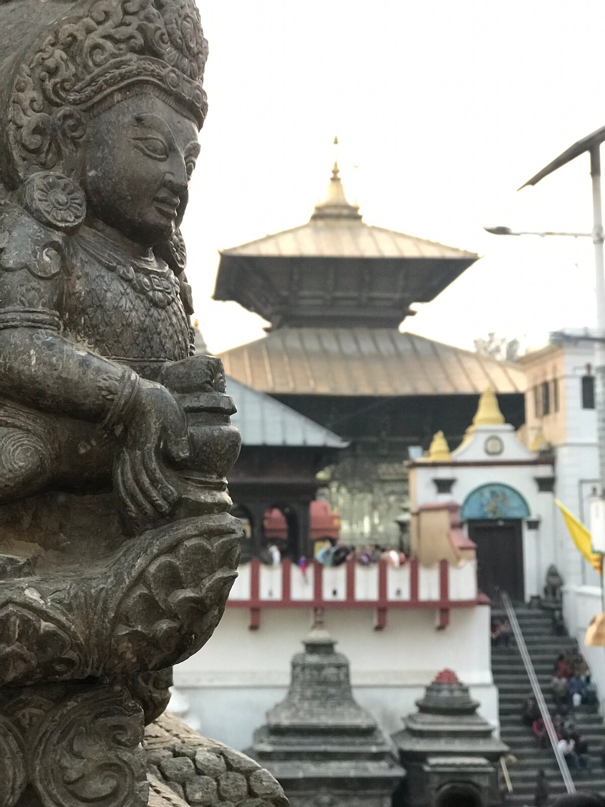 Nearby World heritage site, Swoyambhunath temple.