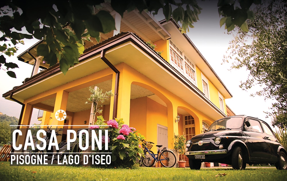 CASA PONI/Lago D'Iseo Pisogne度假屋。