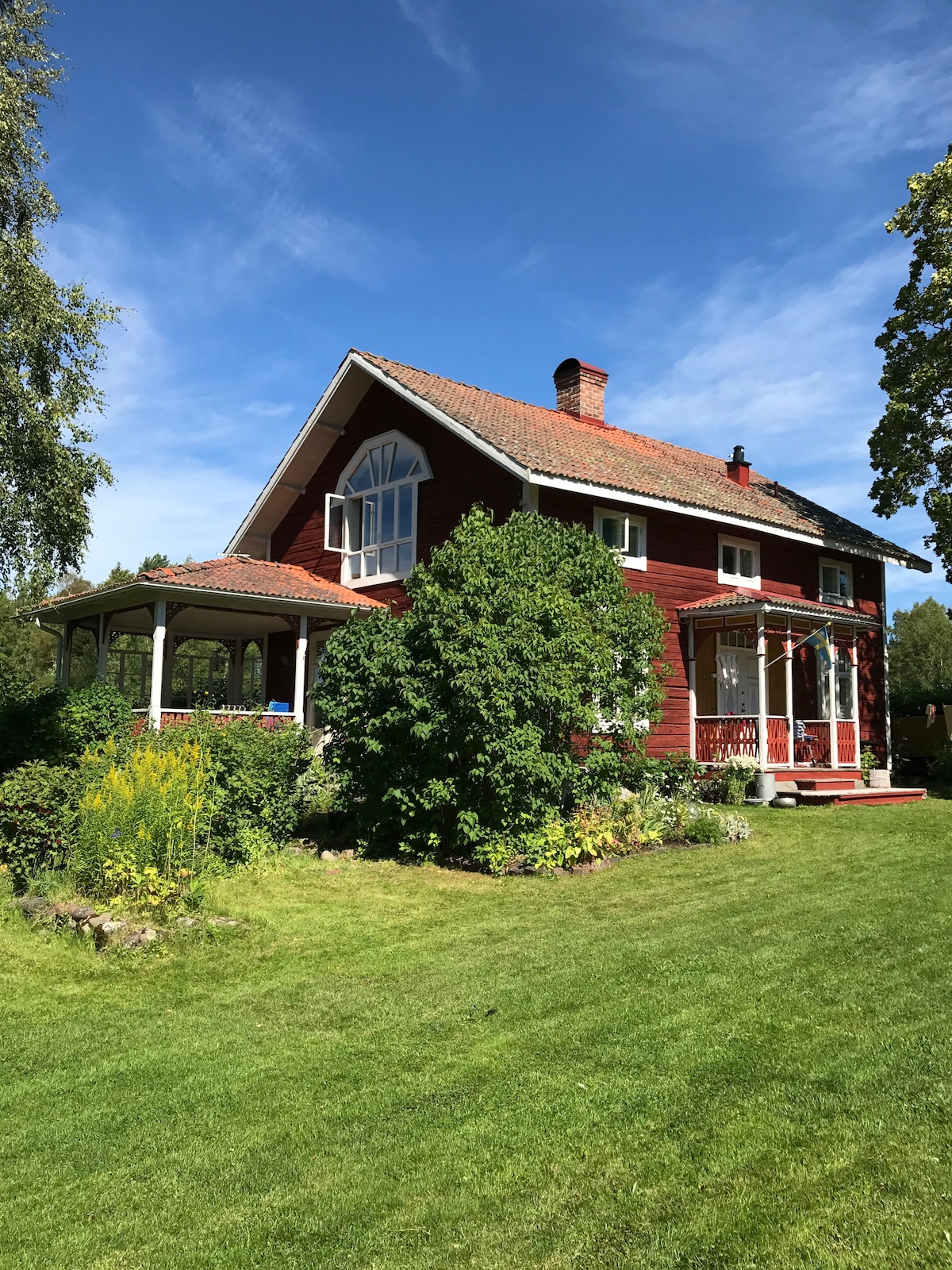 19世纪Dalarna farmstead in Tällberg/Laknäs