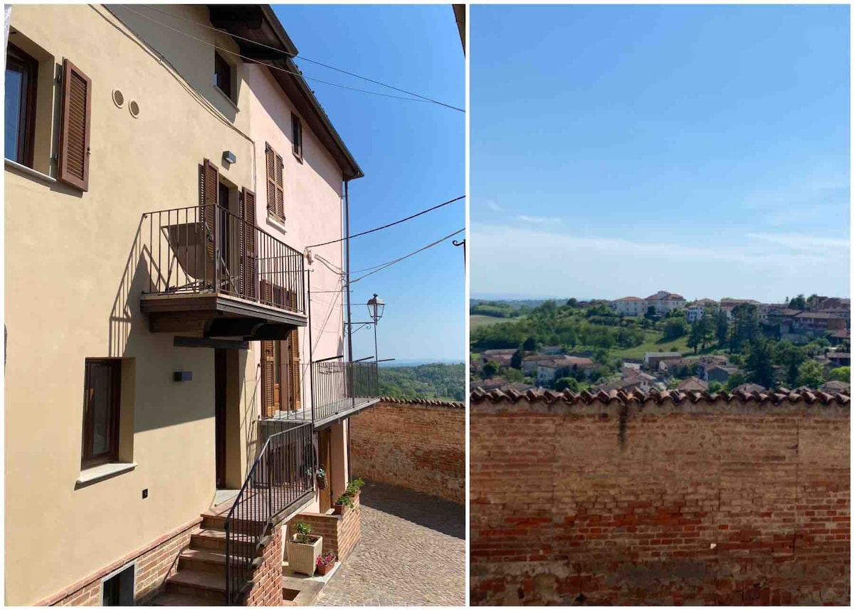 Townhouse with a view, in Charming village