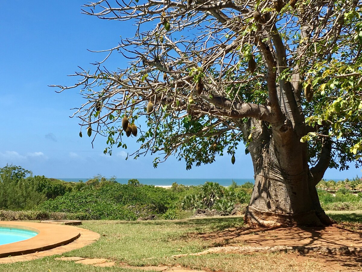 马林迪海景平房， Baobabs。