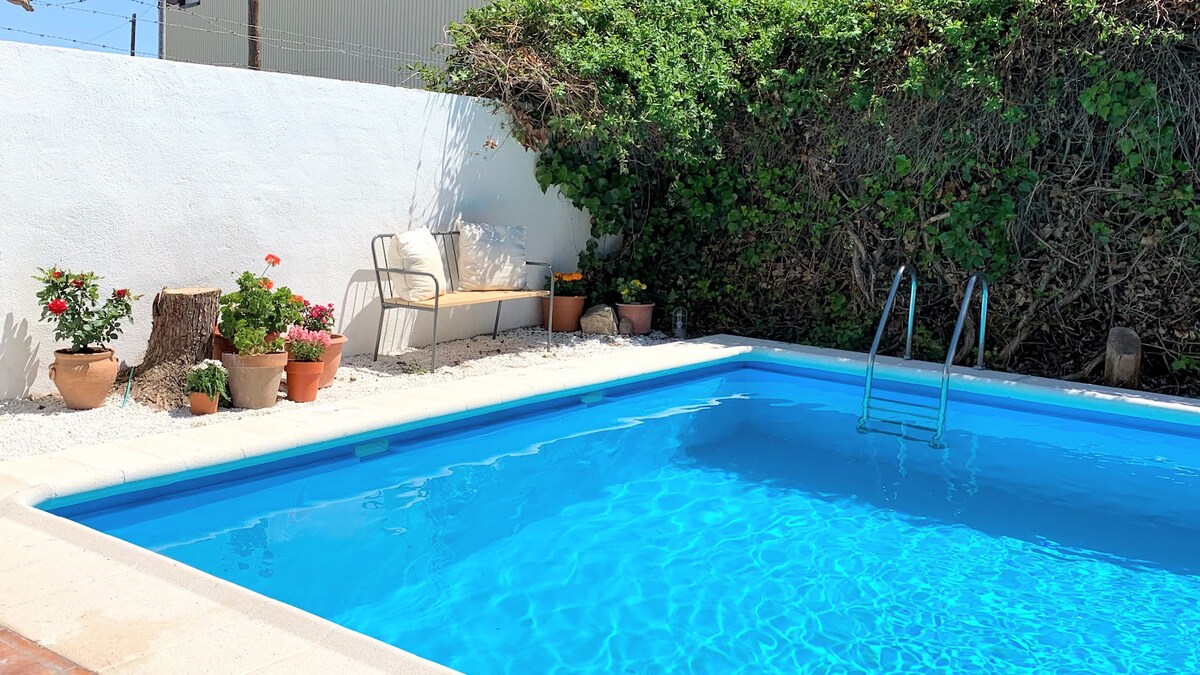 带美丽花园的别墅，靠近托莱多。游泳池。