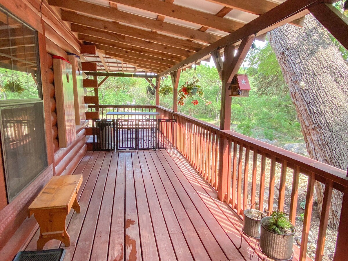 The Log Cabin on River Road