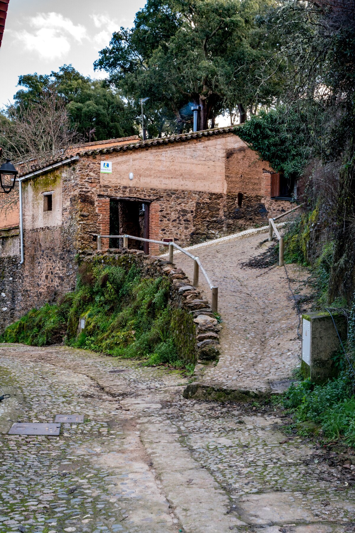 El Zarzo de Nemesio房屋，传统和现代风格。