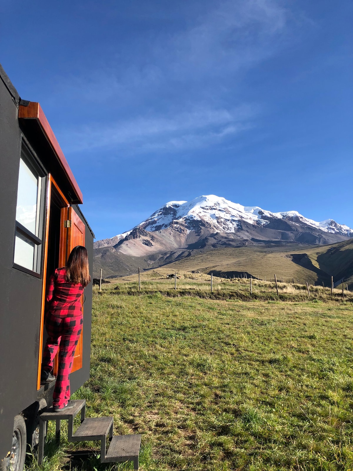 钦博拉索国际迷你旅馆（ Mini Casa con ❤️Chimenea interna en el Chimborazo ）🏔