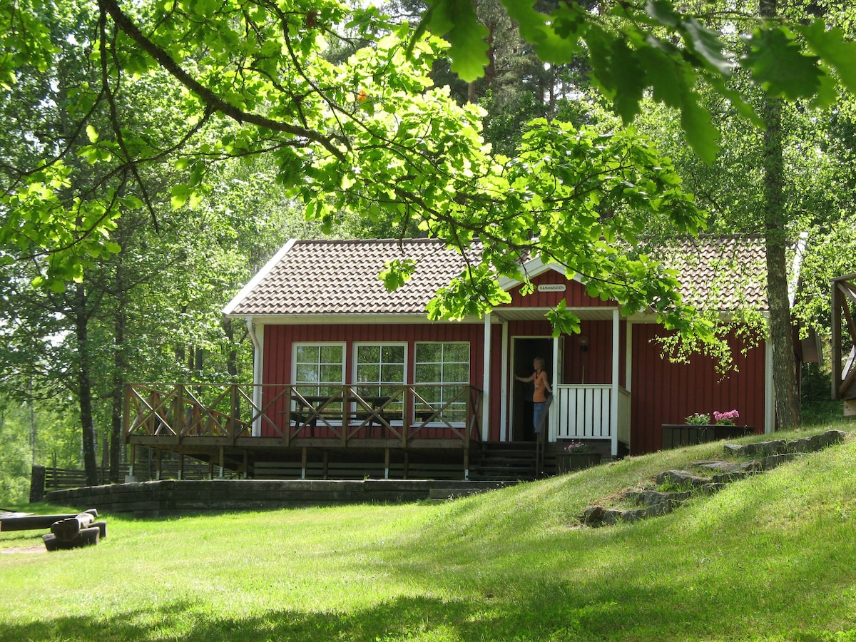 小木屋，包括钓鱼许可证