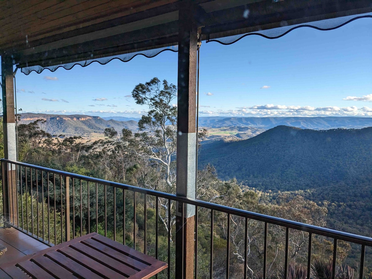 维多利亚山蓝山的壮丽景色