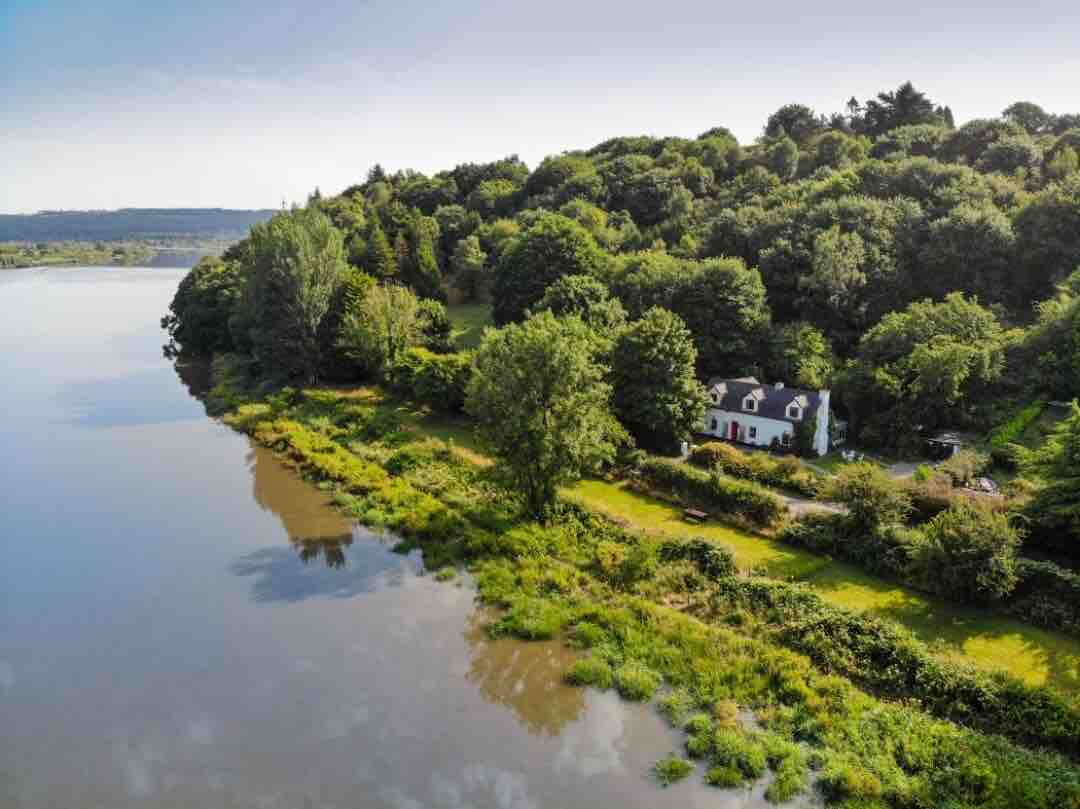 The Idyllic "Riverbank at Dromore"