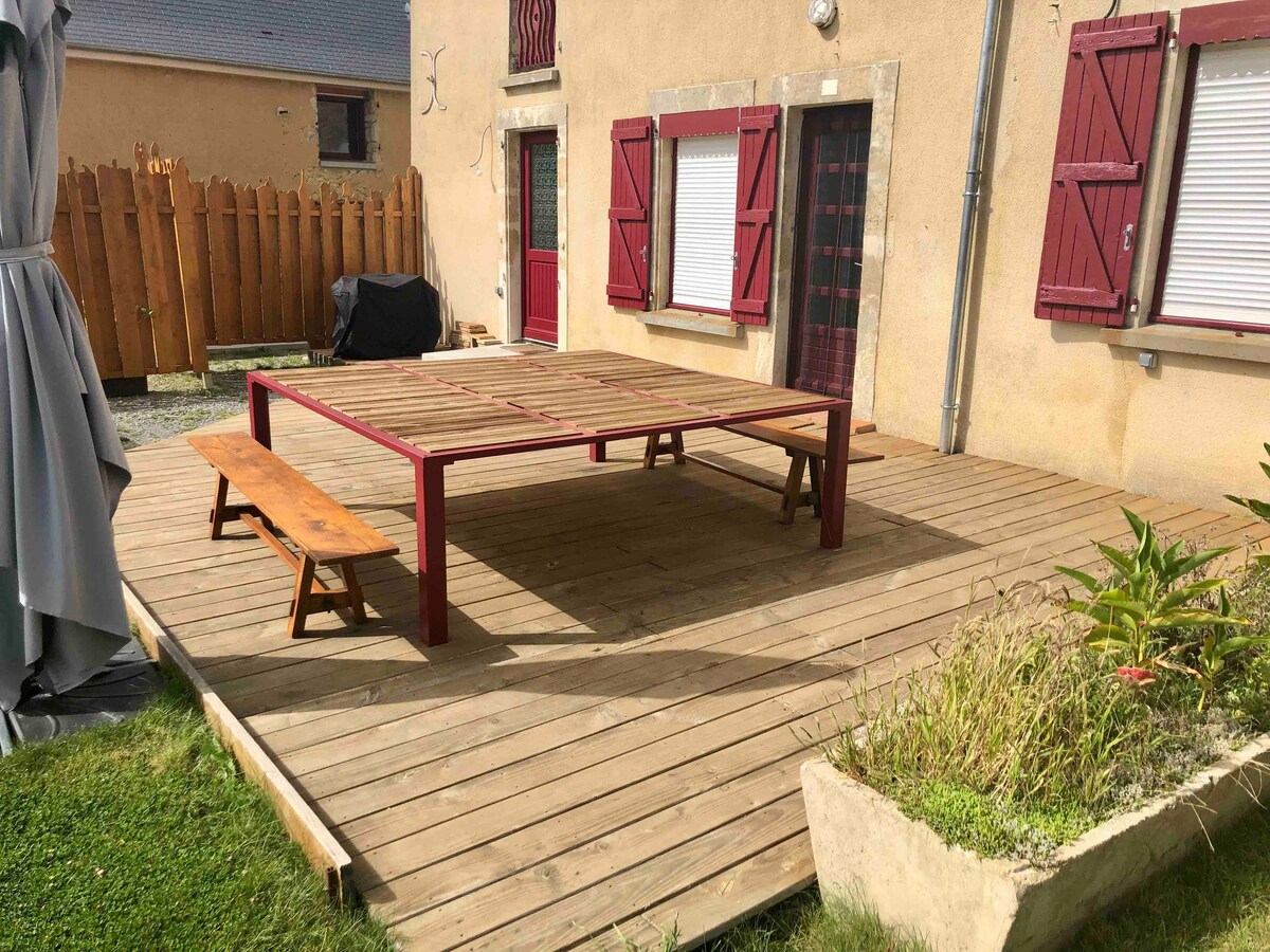 Grand gîte avec sauna à la campagne 15 mn du Mans