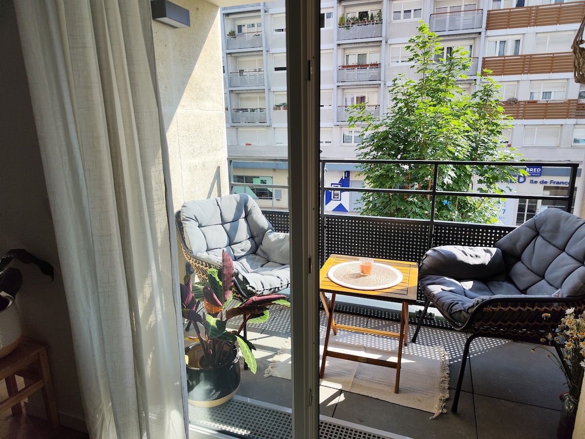 Paris|Disneyland| Parking gratuit+ terrasse