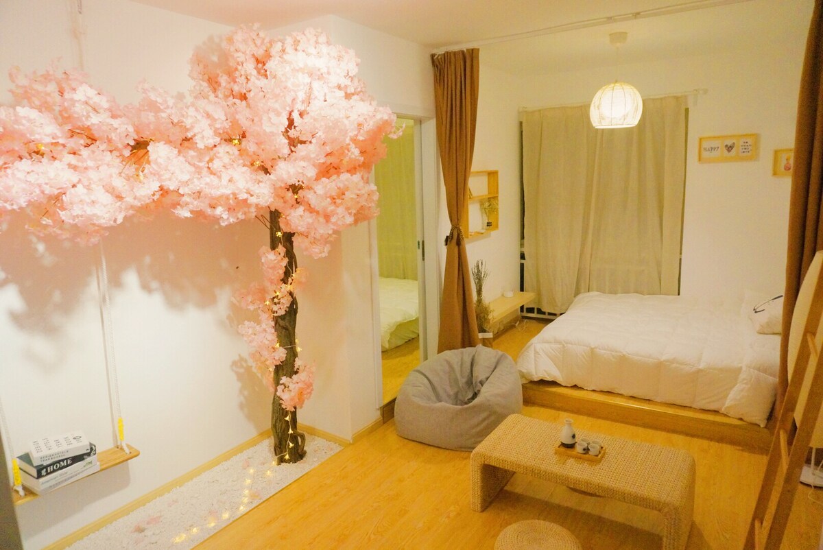樱花主题客房设计图片