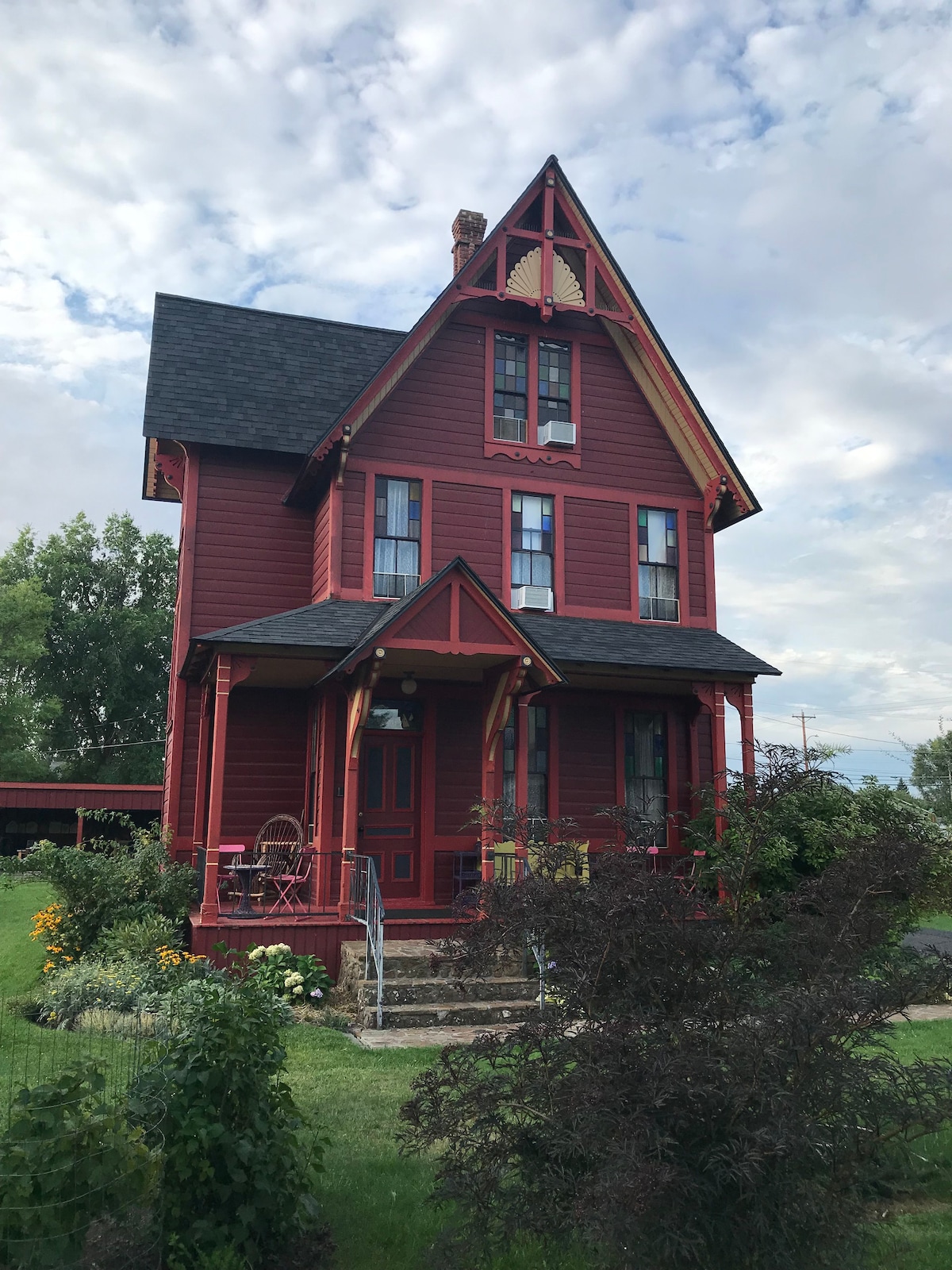 Charming and Eclectic Historic Red House