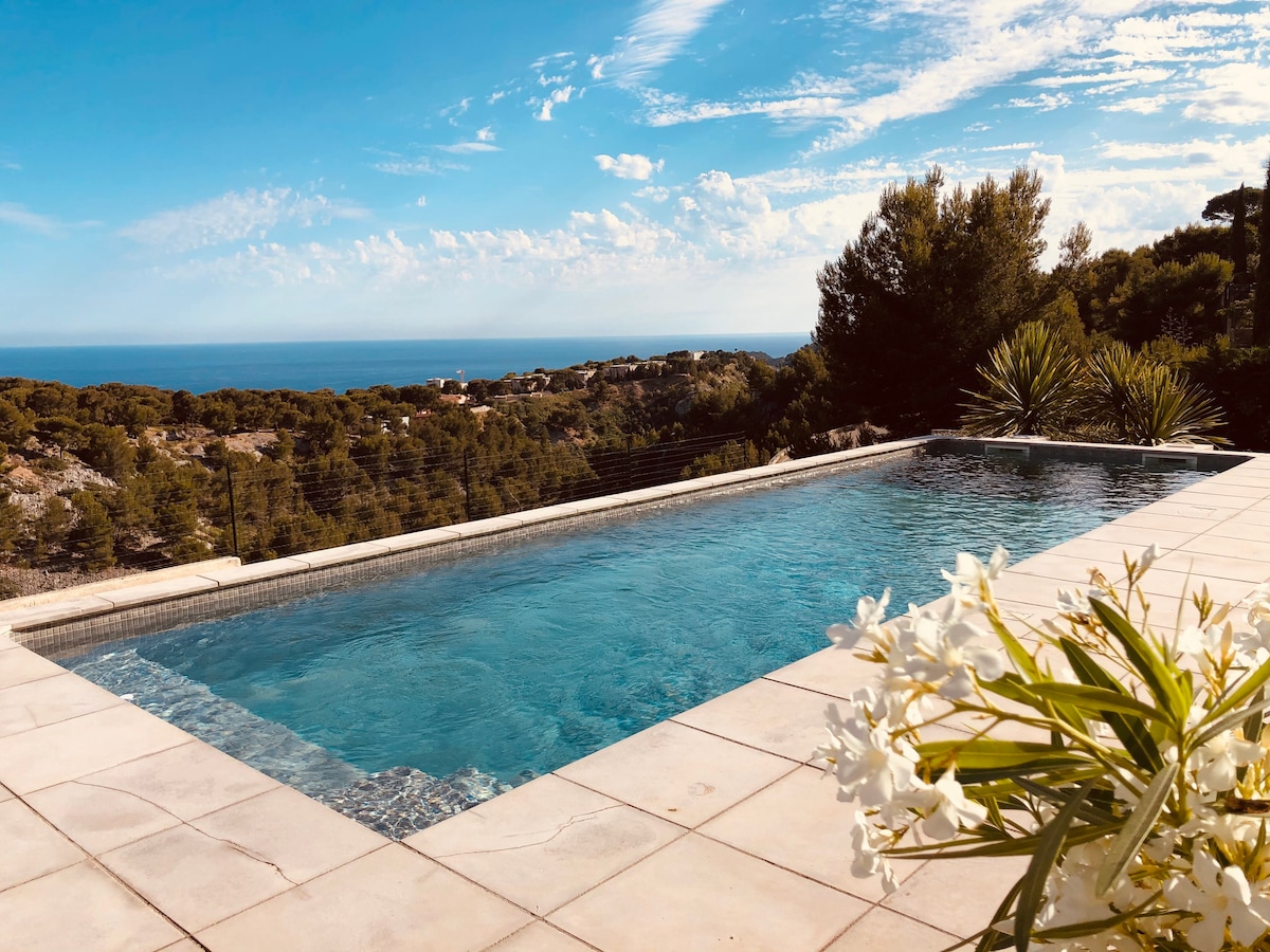 MAISON SILVESTRI - La Cabane - piscine/vue mer