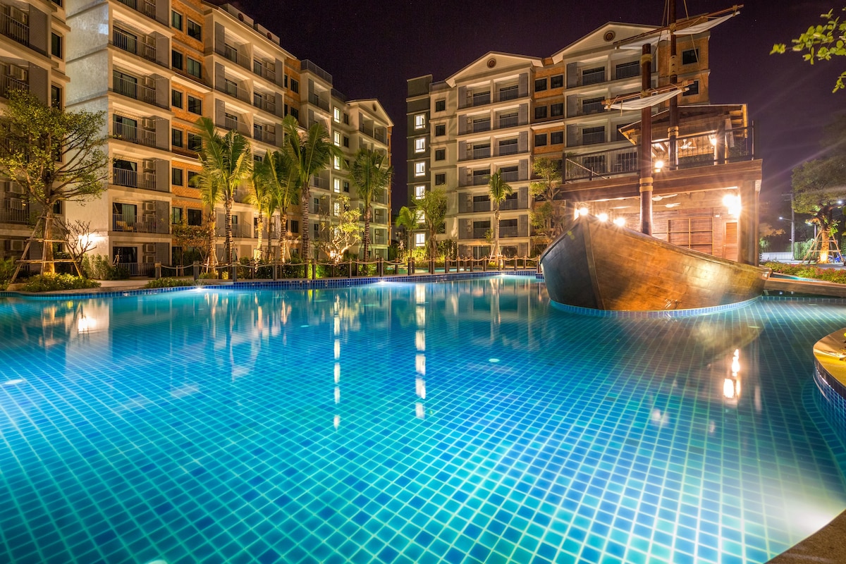 Nai Yang海滩精彩泳池景观公寓-550平