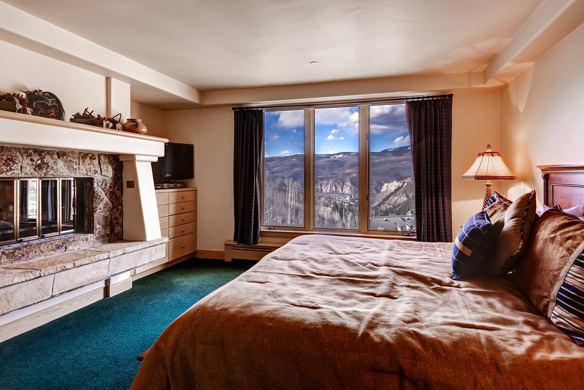 风景优美的顶层公寓，在Pines Lodge滑雪