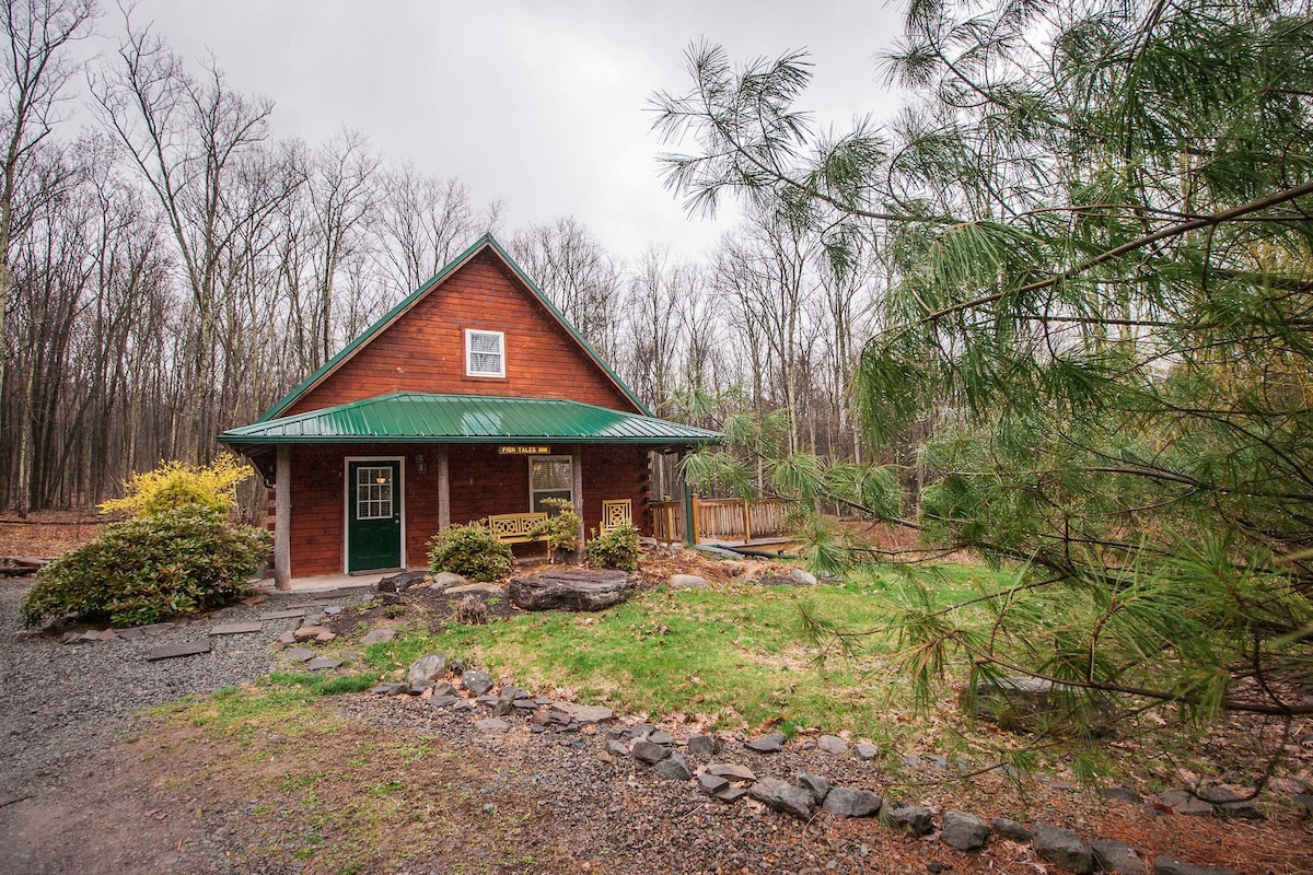 适合家庭的小木屋，靠近Ricketts Glen