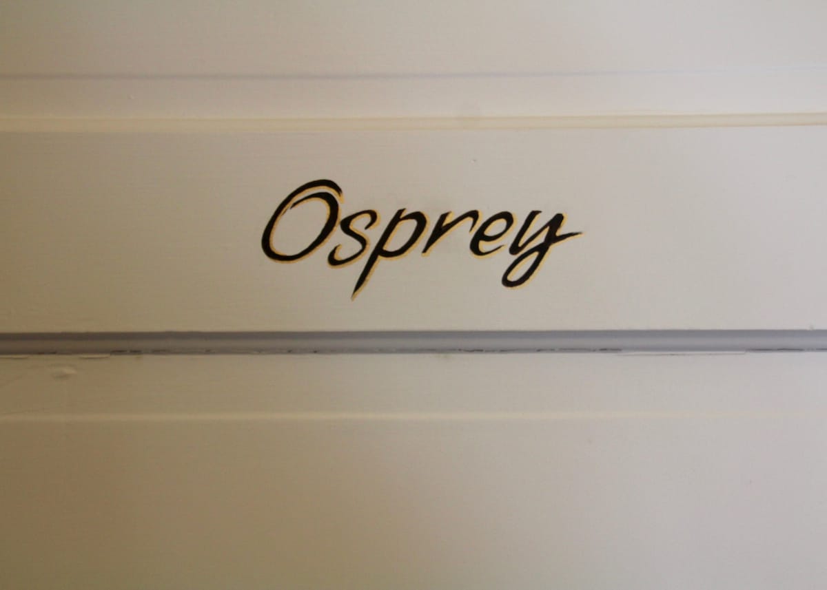 The Osprey Room ： Historic Hostel的舒适客房