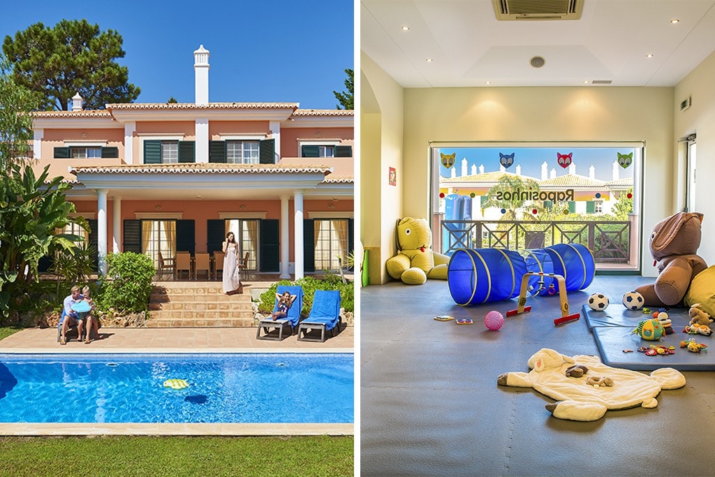 Quinta do Lago 4卧室别墅，带泳池和儿童俱乐部