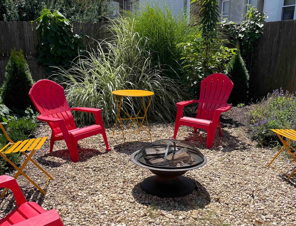 Manayunk Philly House with Fire Pit