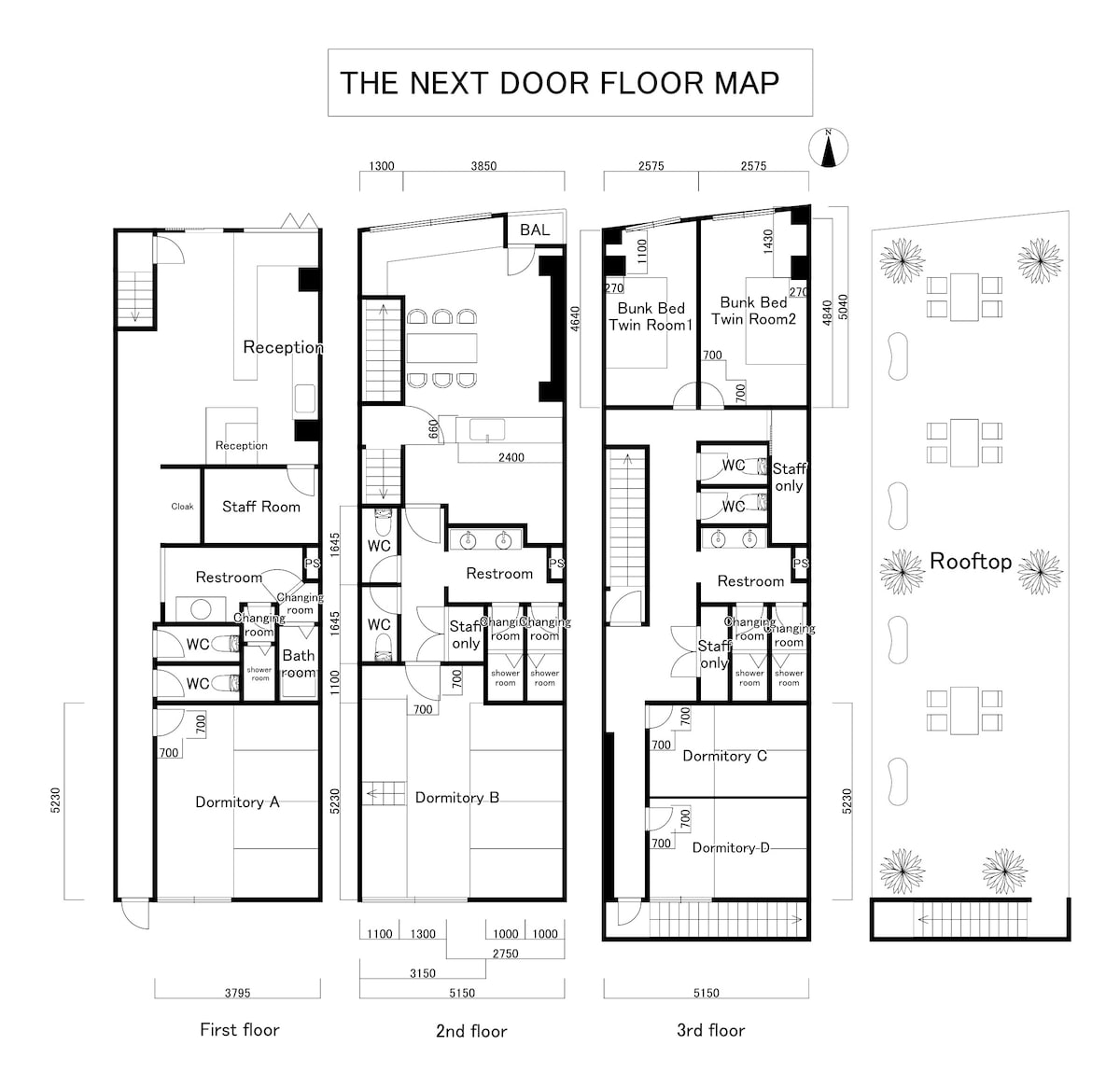 THE NEXT DOOR dormitory C for unisex 001