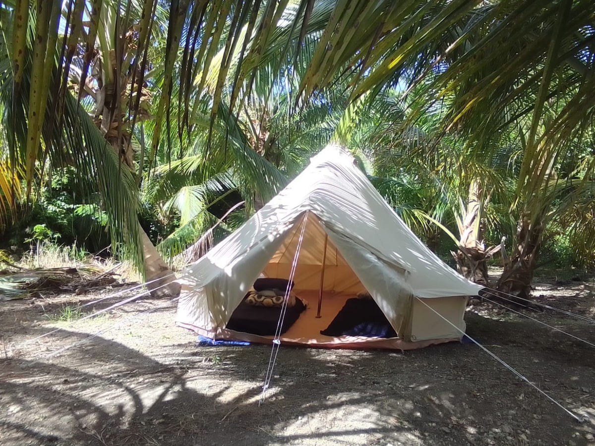 Bell Tent (2) - Camping Barbados.