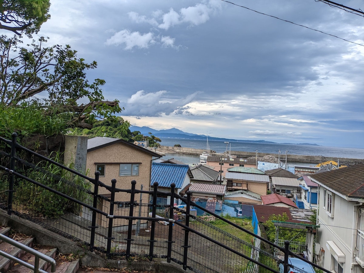 少人数の一部屋プラン、熱海、箱根も近い海に囲まれた半島、一人旅、ツーリング、森林浴、ＢＢＱ.焚き火