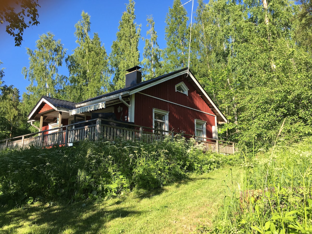 夏季小屋+湖畔桑拿房，由Päijänne和Caccula提供