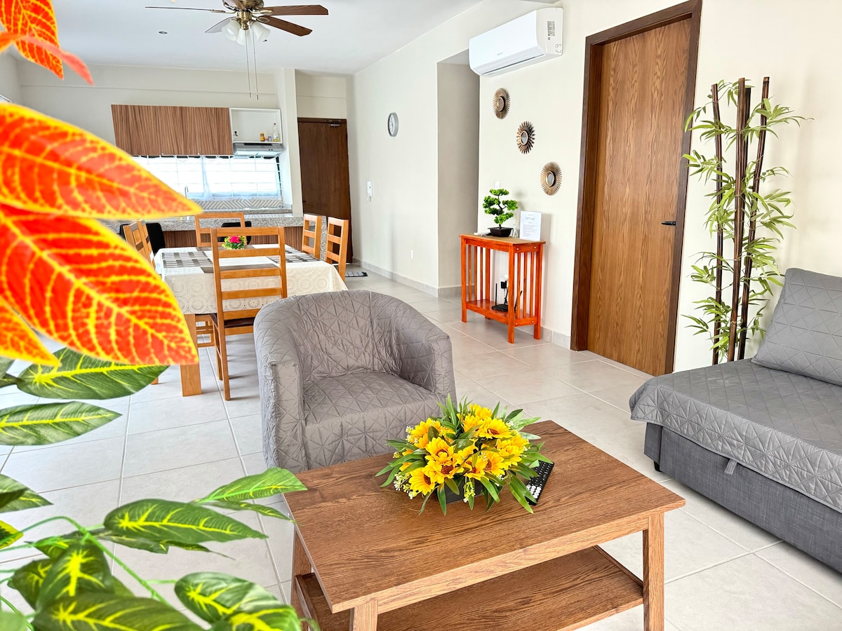 New apartment touristic zone, aquarium, beach