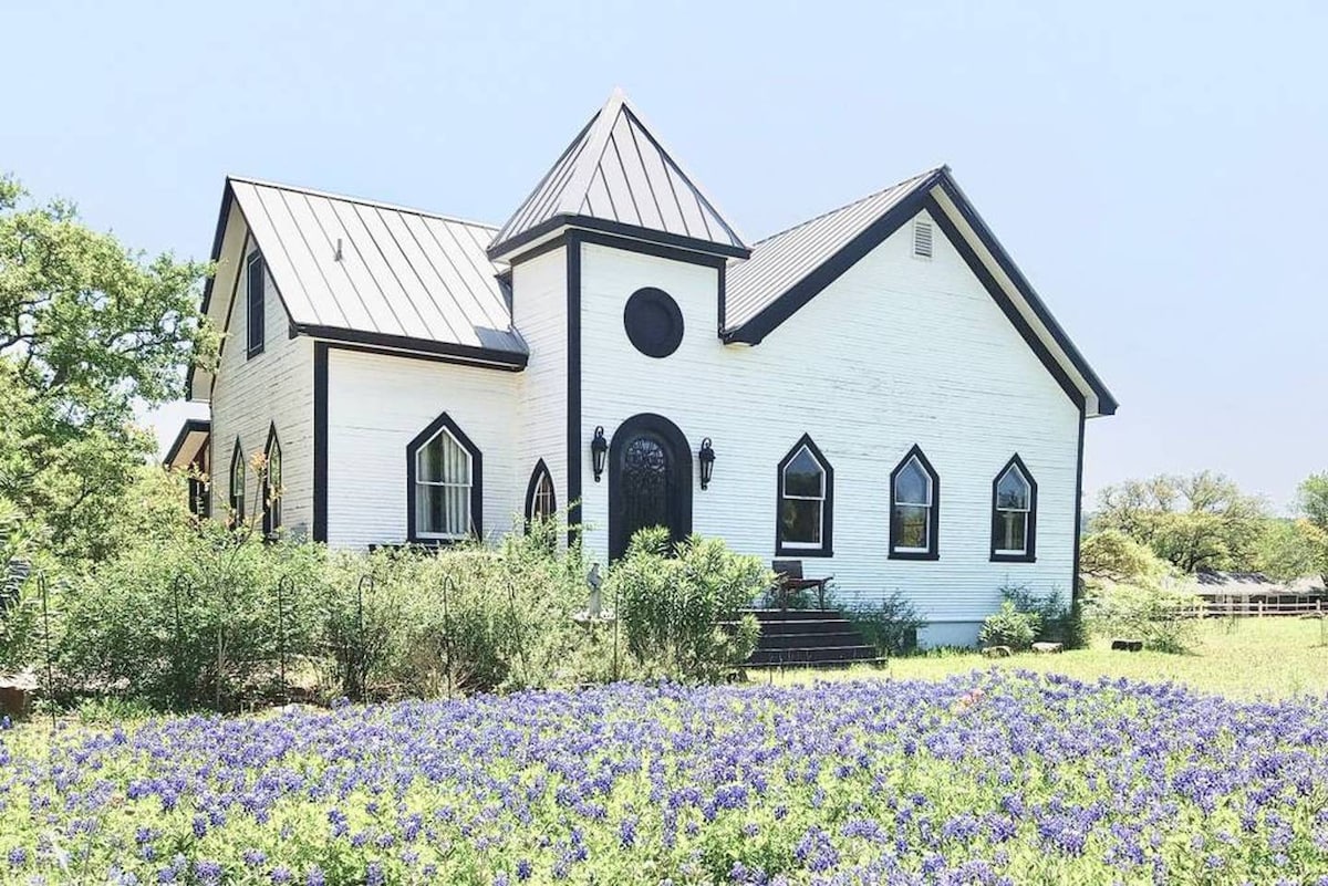 美丽的两教堂度假屋-奥斯汀山乡村
