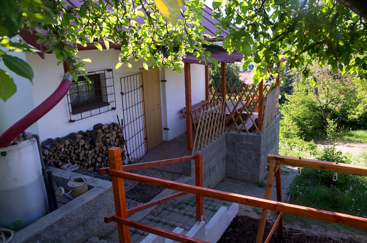 Summerhouse in nature yet in Prague