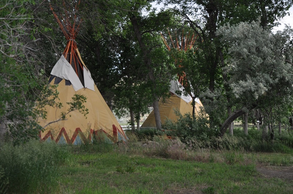 印第安帐篷营地