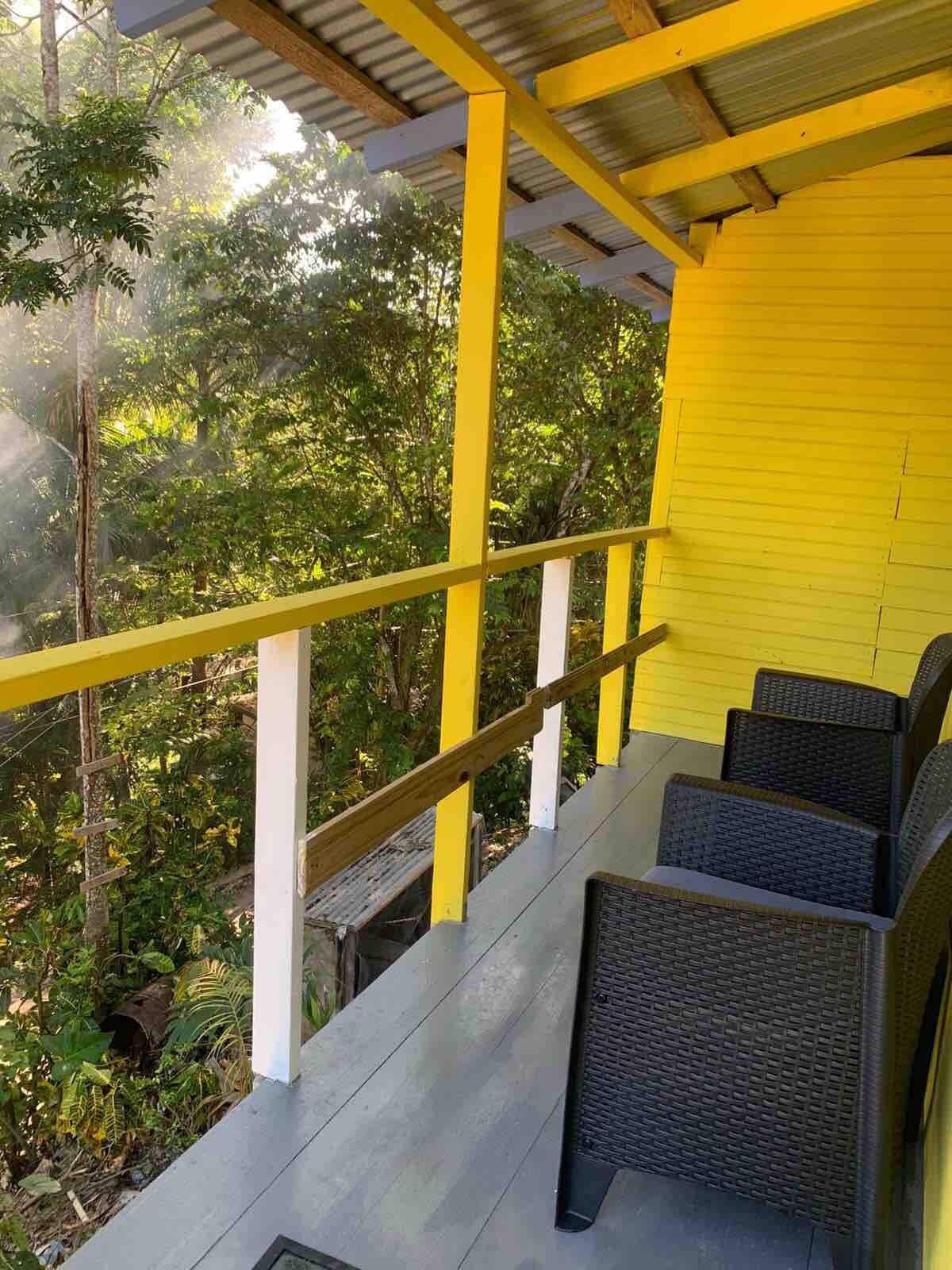 Tropical Cabin in the lush hills of Jamaica