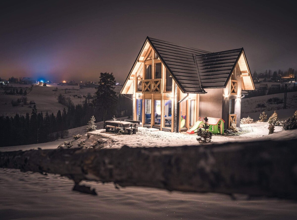 Lux Houses domek z widokiem na  góry Tatry