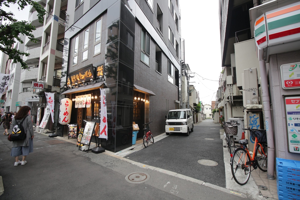 舒适的单间公寓，距离新宿/高圆寺站1分钟！ KB # 31