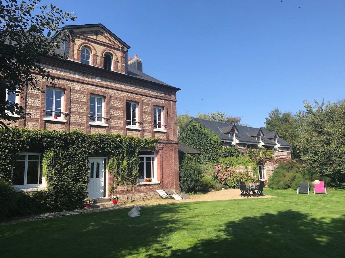 靠近Etretat de de Honfleur