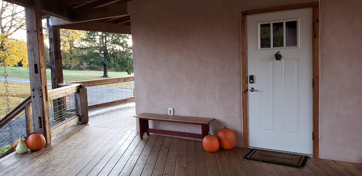 The Roost, Strawbale Construction