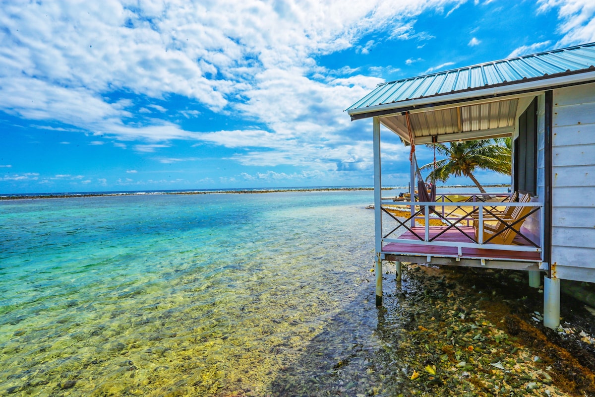 Tobacco Caye Over-the-water Cabana