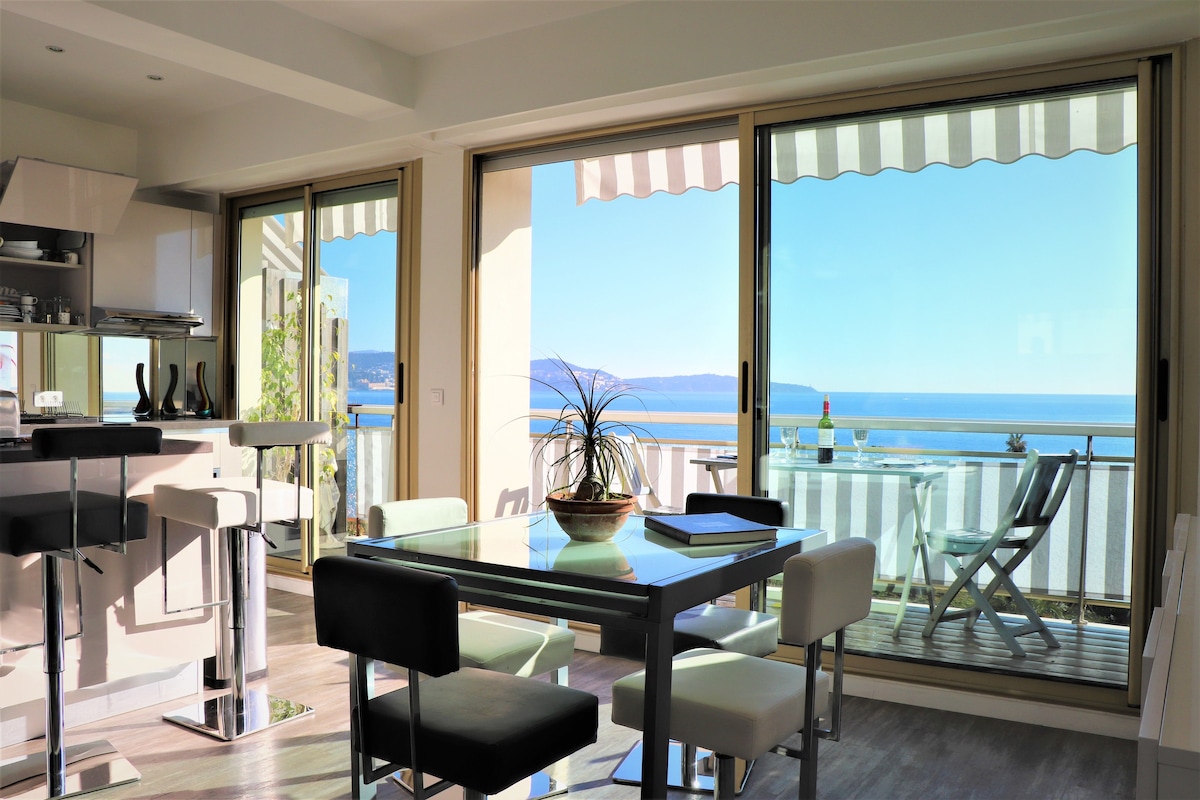 2间新客房， Promenade des Anglais令人难以置信的景观