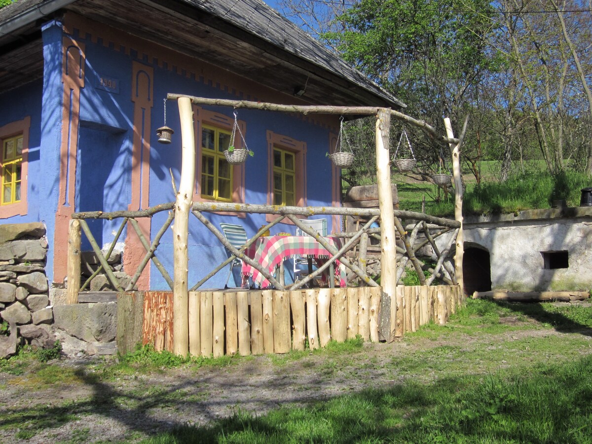 乡村斯洛伐克农舍度假屋。