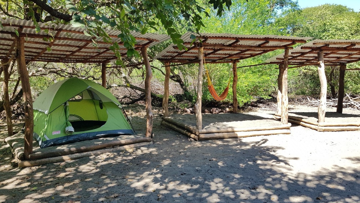 MEMANTA Camping on beachfront property