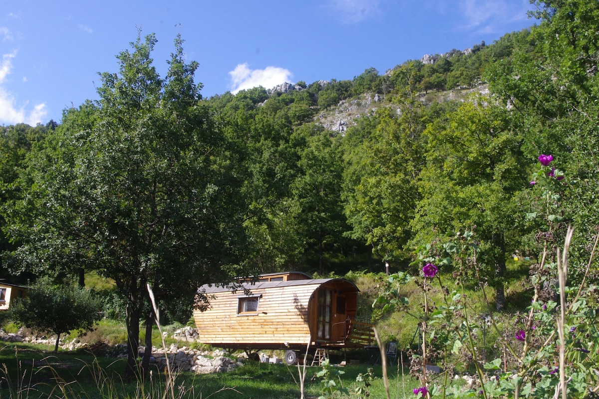 靠近法国里维埃拉的生态负责任的小屋