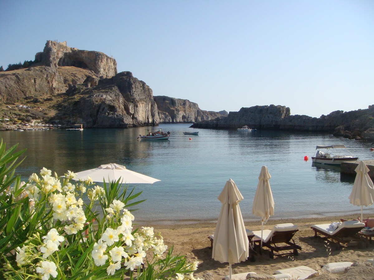 Luxury pool Villa in Lindos with exceptional views