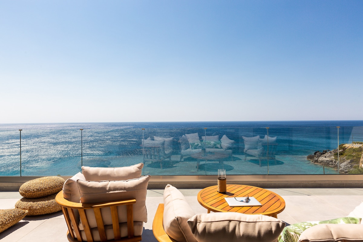 Fotinari Villa 1 -舒适海滩上方的高品质