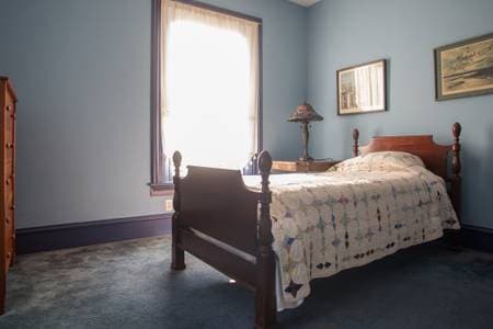 美丽波柳瀑布（ Bellows Falls ）的蓝色房间