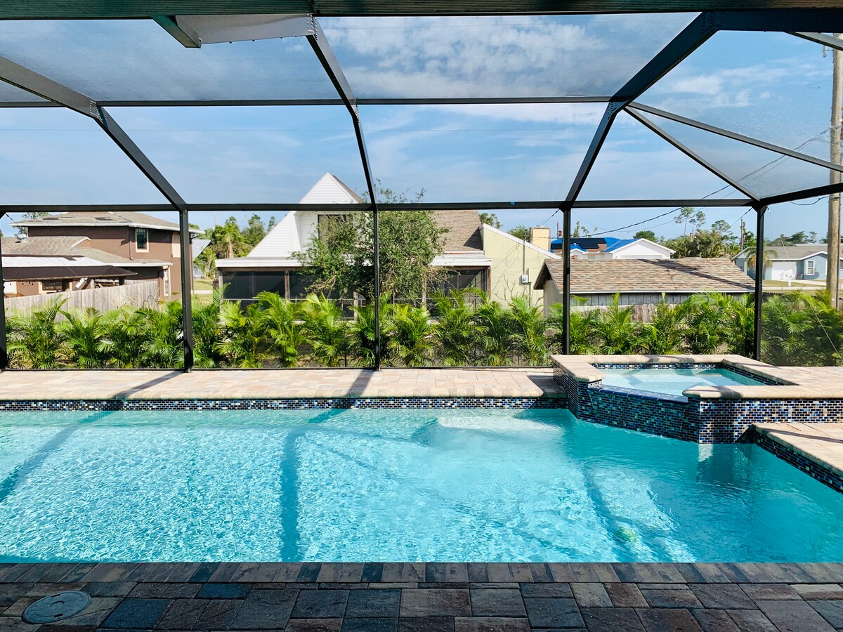 SunnyBeach Lux Villa_Naples/SFM_Saltwater Pool/Spa