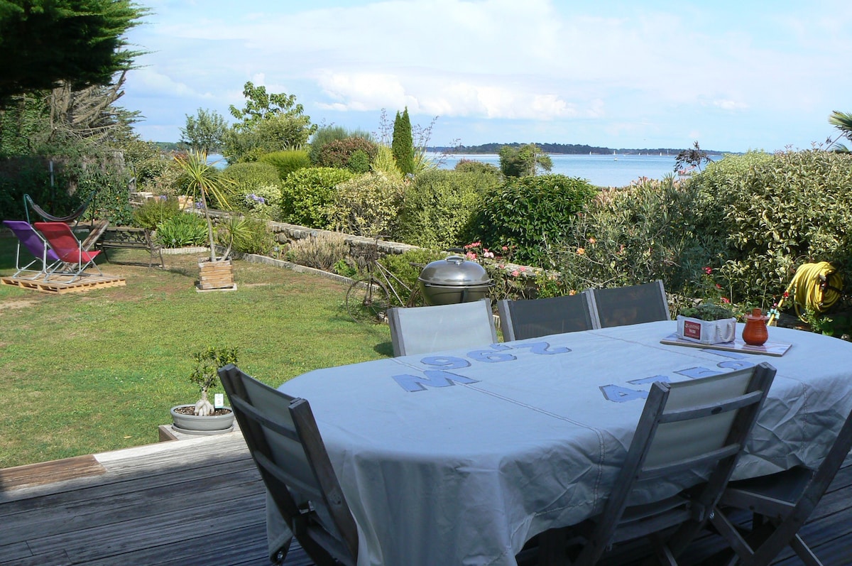 Les Toiles de Mer, vue Golfe Morbihan, ch.Voyage