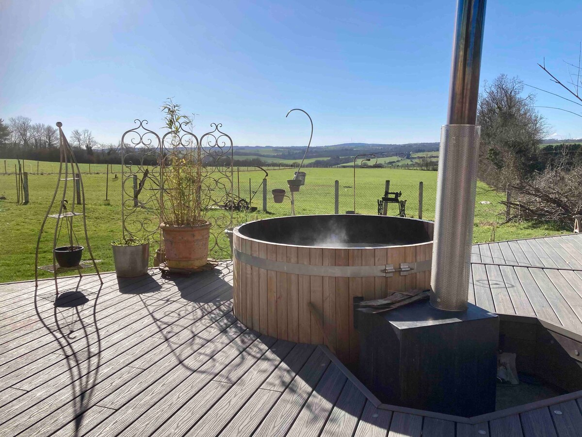 Cottage avec Sauna + Bain Nordique vue panoramique